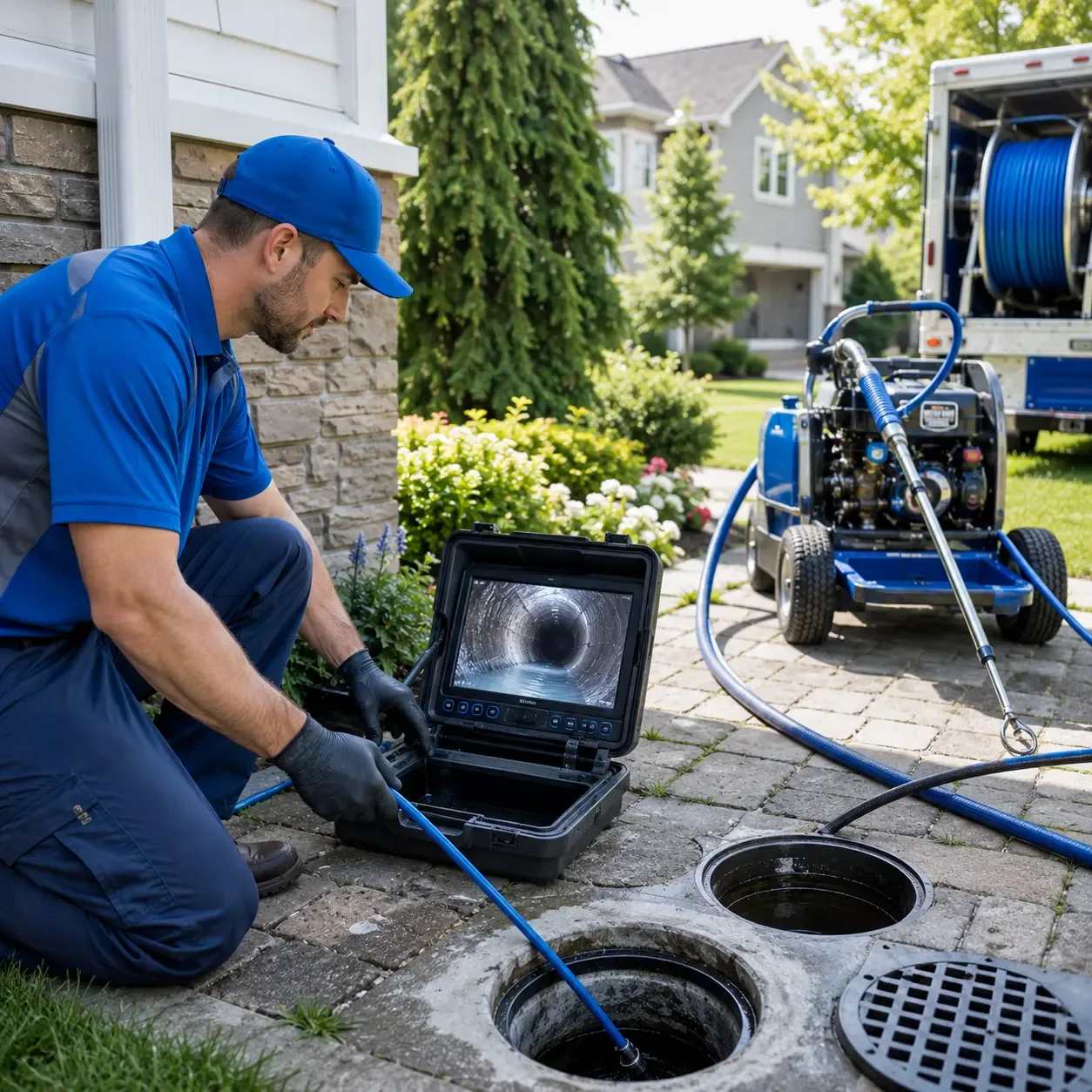 Outdoor drain cleaning professionals serving East Rochester, OH