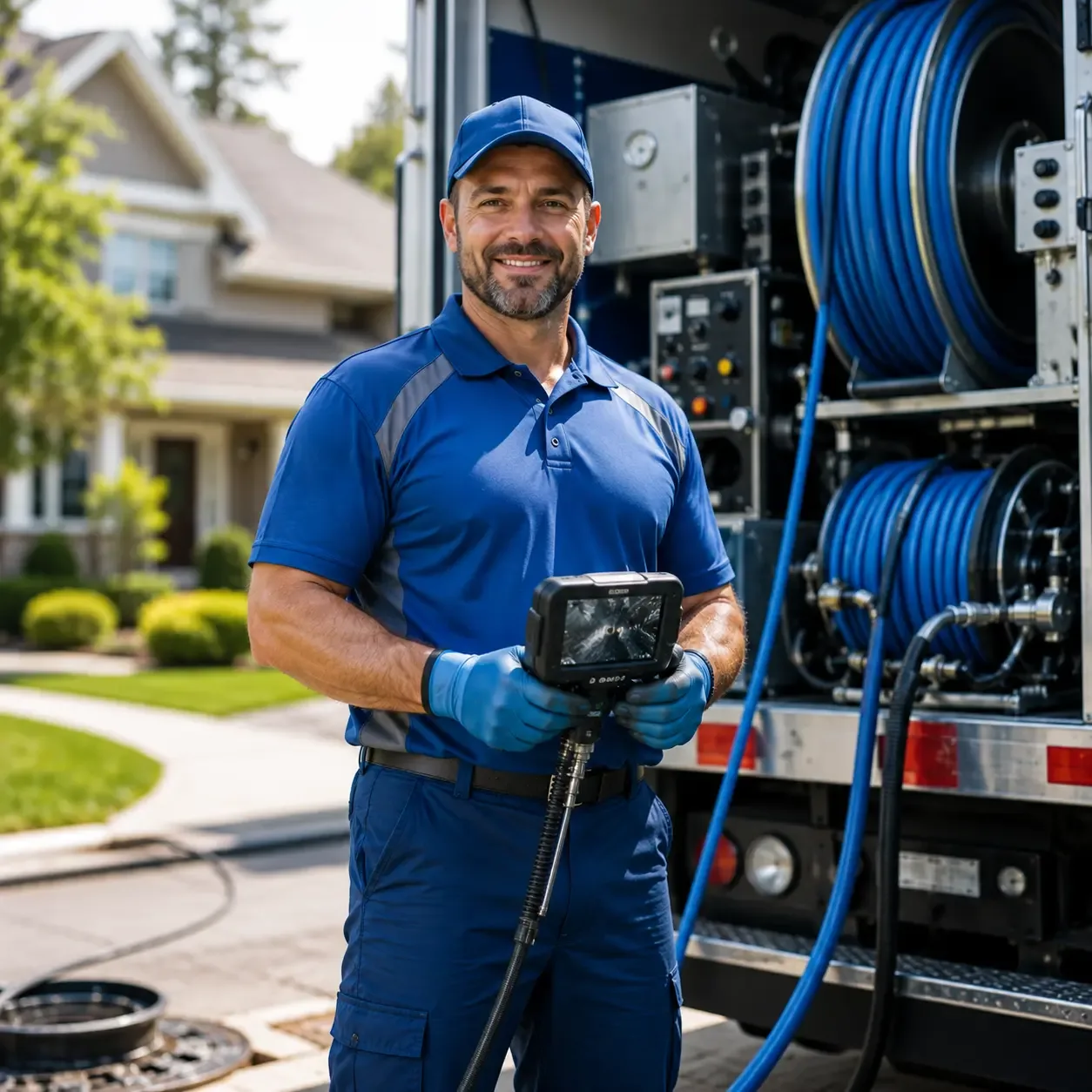 Local outdoor drain cleaning specialists in East Rochester, OH